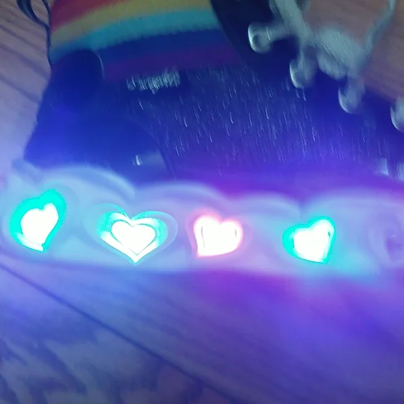 Skechers Big Girls sneaker with lights Size 3 - Picture 4 of 6